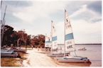 Lazy Crab Mandurah boat hire surfcats. About 1980.