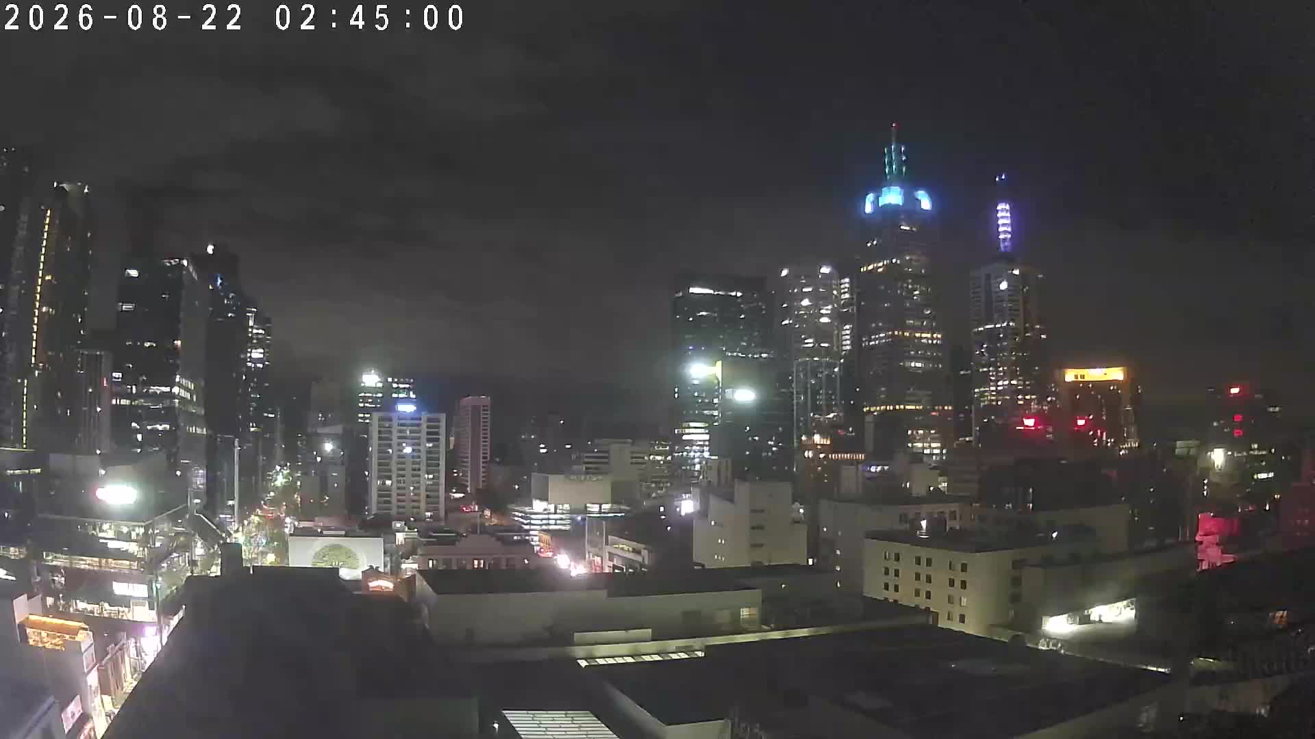 Melbourne Australia at 2026-08-22 02:45 AEST (2026-08-21 16:45 UTC)